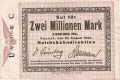 Germany 2 2 Million Mark, 10. 8.1923
